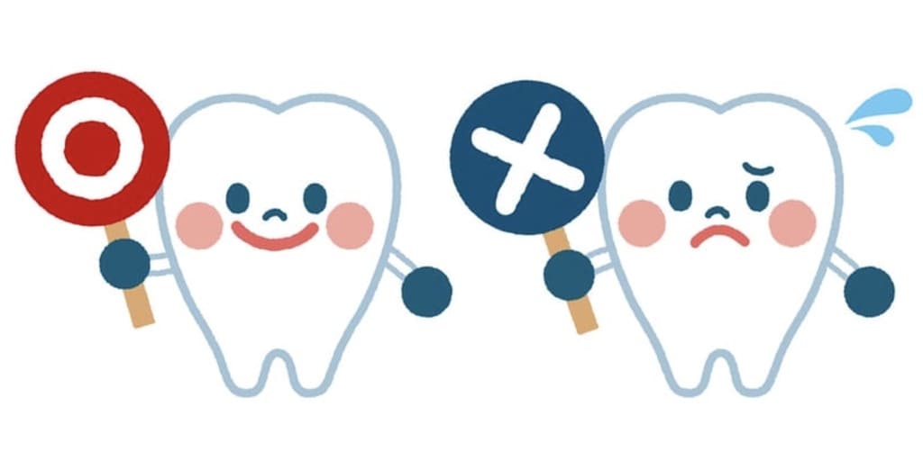 歯のマスコットの画像