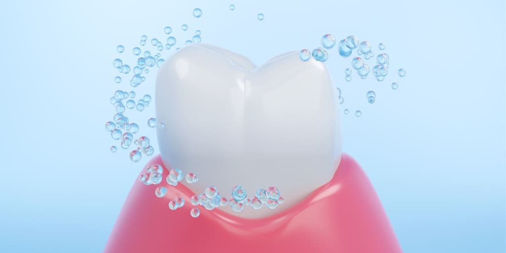 健康な歯茎の画像