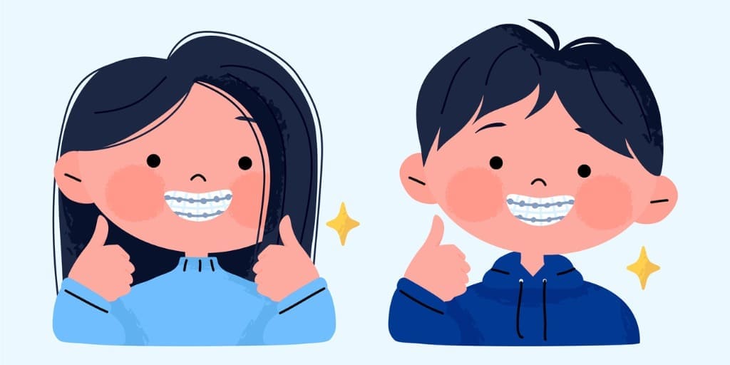 綺麗な歯並びの子供の画像